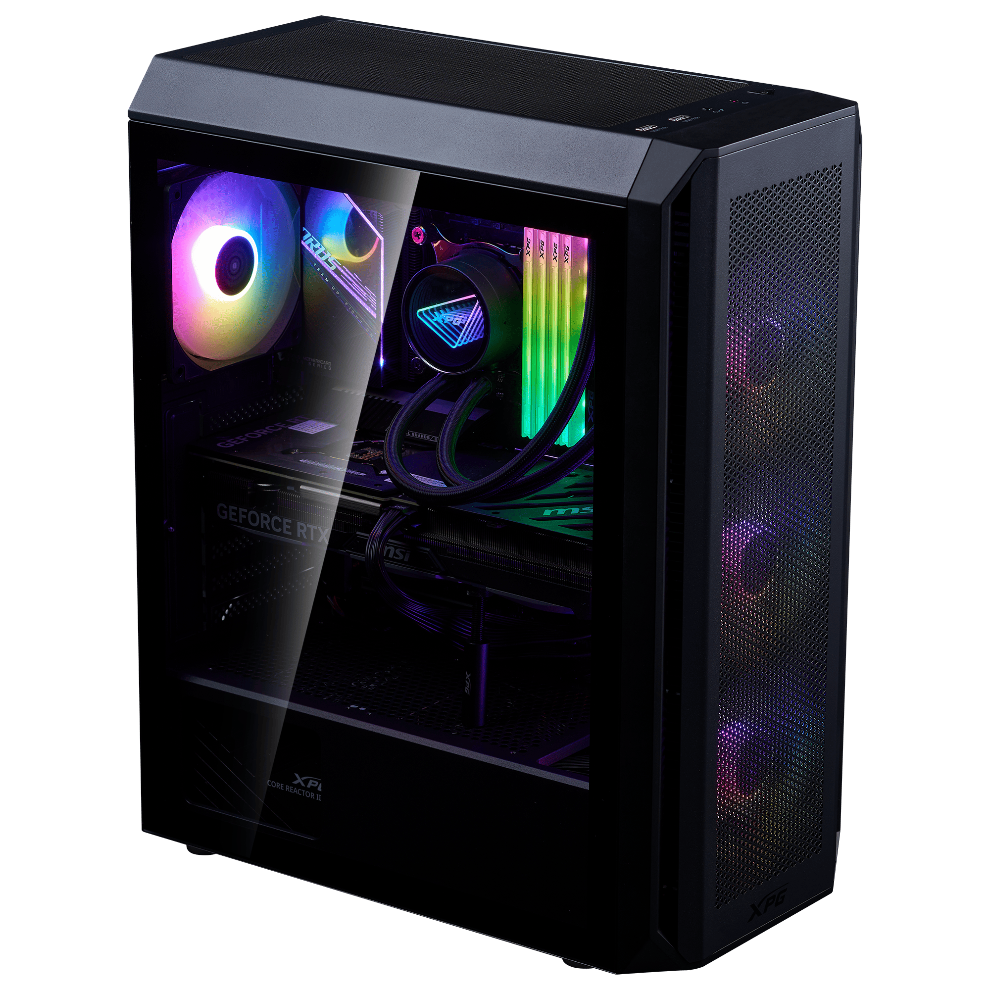 XPG Casing Valor Air Plus 4 ARGB Fan Mid Tower case XPG Casing Valor Air Plus 4 ARGB Fan Mid Tower case